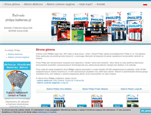 Tablet Screenshot of philips.batteries.pl